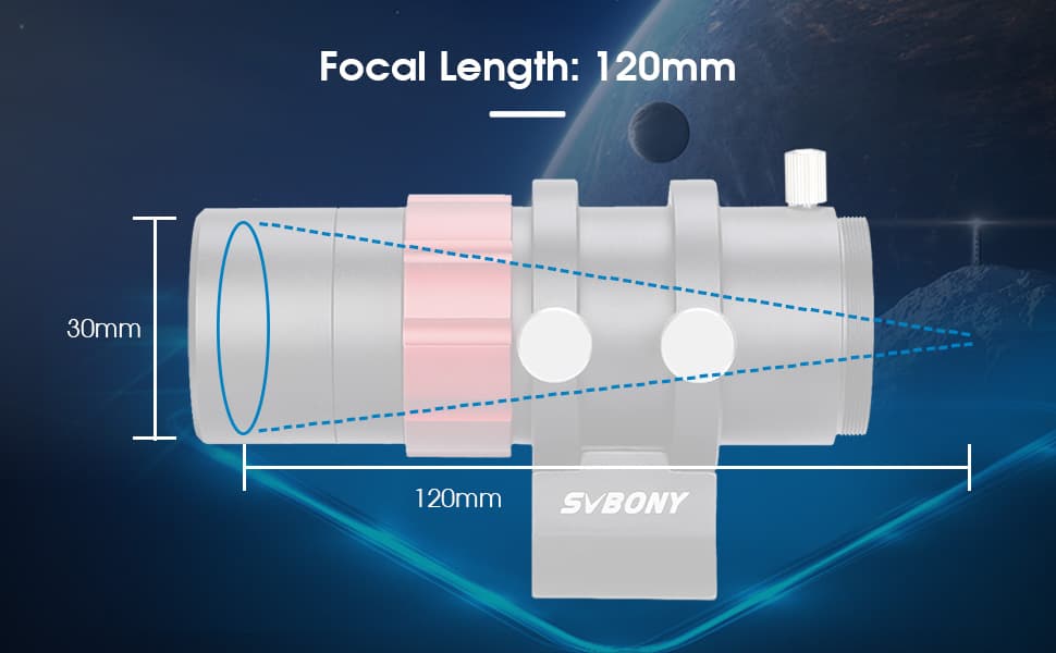 SV165 30mm Guide Scope for Astrophotography SV165 30mm Guide Scope for Astrophotography