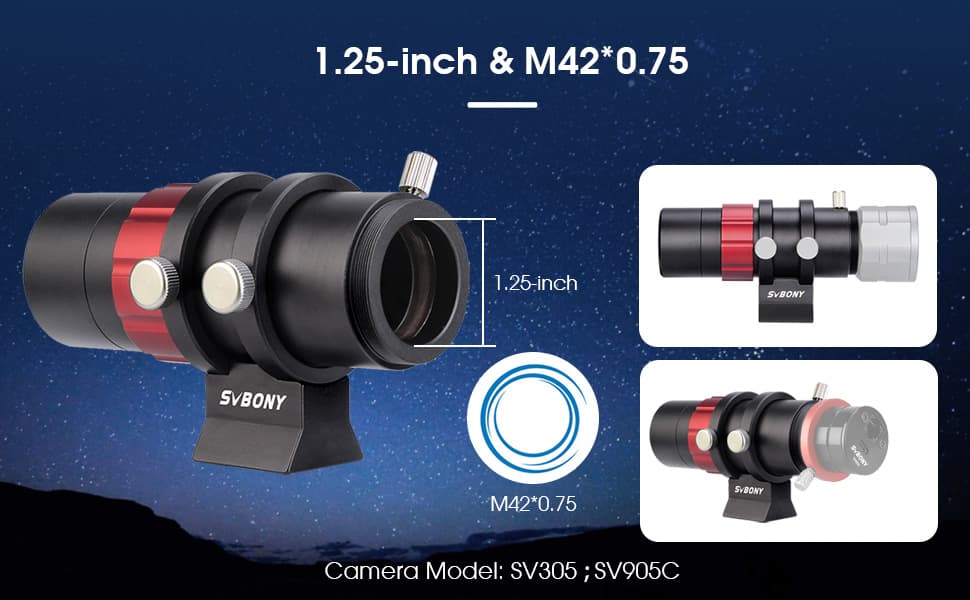 SV165 30mm Guide Scope for Astrophotography SV165 30mm Guide Scope for Astrophotography