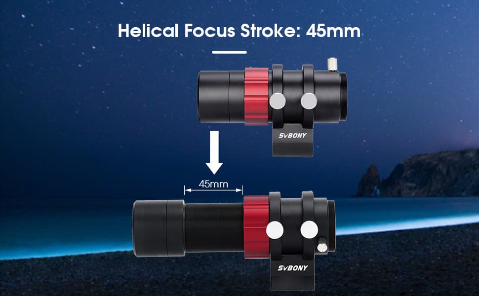 SV165 30mm Guide Scope for Astrophotography SV165 30mm Guide Scope for Astrophotography