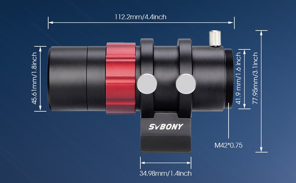 SV165 30mm Guide Scope for Astrophotography SV165 30mm Guide Scope for Astrophotography