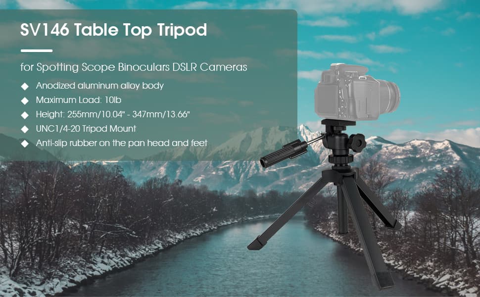 SPEC of SV146 Table Top Tripod SPEC of SV146 Table Top Tripod