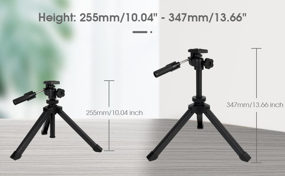 Height of SV146 Table Top Tripod Height of SV146 Table Top Tripod
