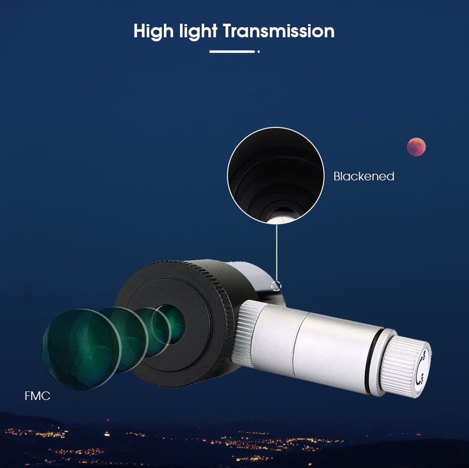 12.5mm 1.25" Illuminated Reticle Plossl Telescope Eyepiece 12.5mm 1.25" Illuminated Reticle Plossl Telescope Eyepiece