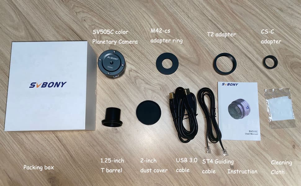 SV505C planetary camera package SV505C planetary camera package