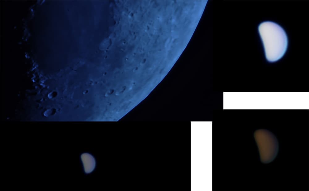 The Moon and Venus The Moon and Venus