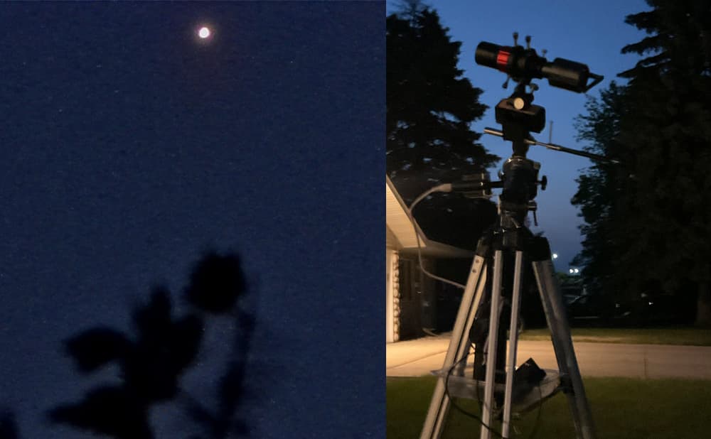 Venus and the Beehive Cluster Venus and the Beehive Cluster