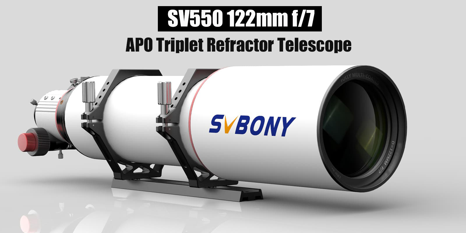sv550 122 triplet apo telescope set for astronomical observation sv550 122 triplet apo telescope set for astronomical observation