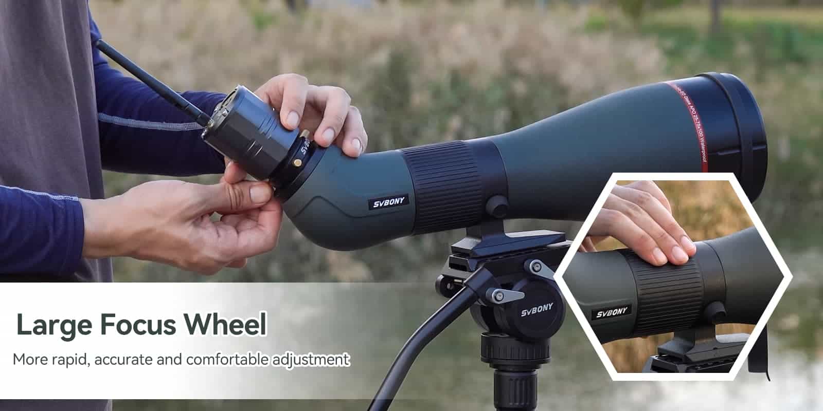 SA401 APO Apochromatic 25-75X100 Double ED Glasses Spotting Scope