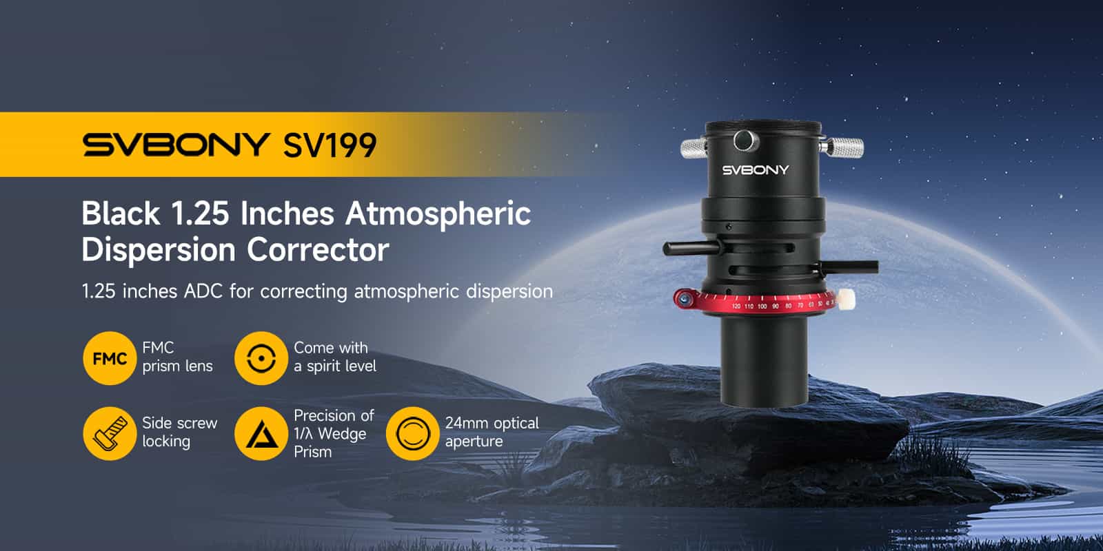 SV199 atmospheric dispersion corrector SV199 atmospheric dispersion corrector