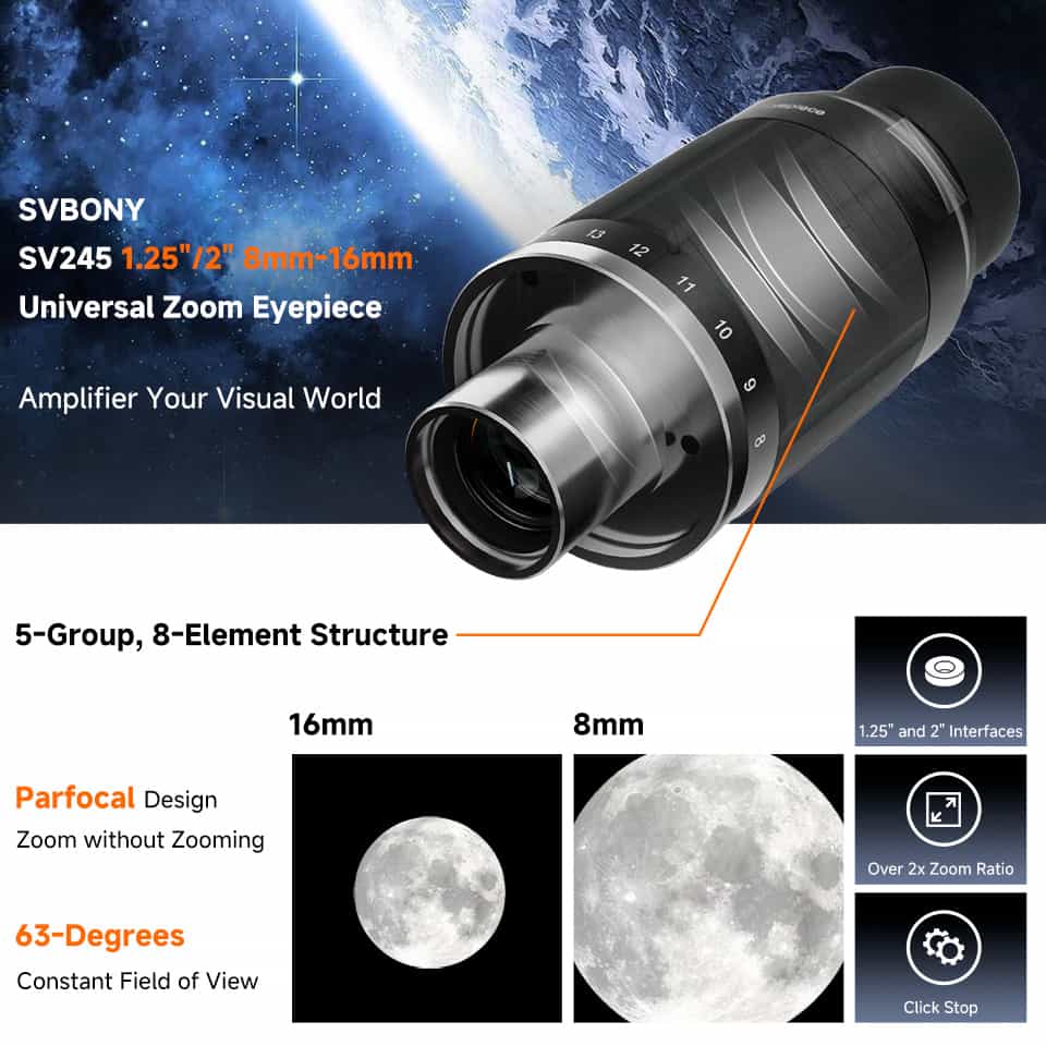 SVBONY SV245 zoom eyepiece